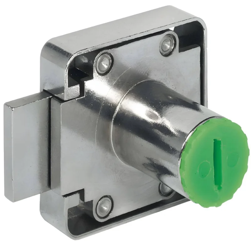Reapris Häfele Aufschraub-Riegelschloss H6154 Symo Dornmaß 22 mm Riegelweg 24 mm, 22 mm - Lade