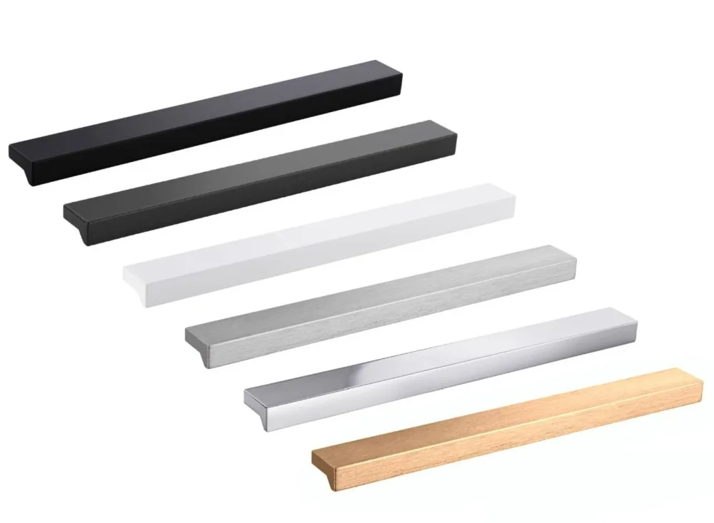 Viefe Griffleiste ANGLE aus Aluminium, Länge: 1480 mm - BA 1440 & 480 mm - Braun Metallic Extra rabatt
