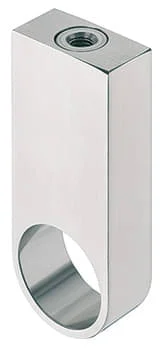 Häfele Schrankrohrmittelträger Edelstahl zum Schrauben unter dem Fachboden, Durchmesser Ø 30 mm Säker betalning