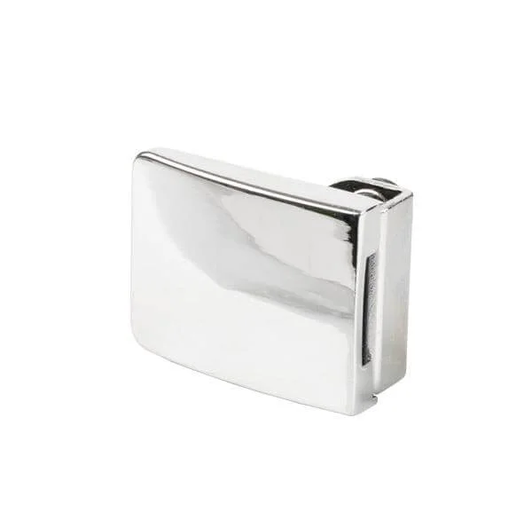 Siso Gegenstück SQUARE als Adapter für Doppeltüren, Glasstärke 4 - 5 mm, Chrom poliert Reapris