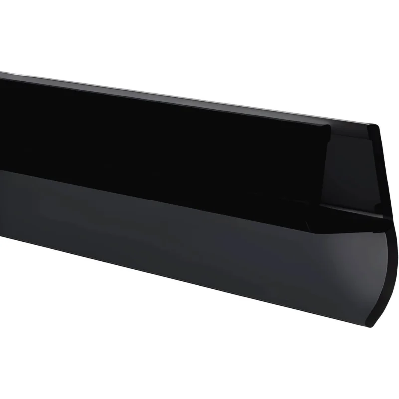 Rehau Mitteldichtung aus Kunststoff schwarz mit seitlicher Lippe für Glasdicke 6 - 8 mm, 1000 mm risnedsättning
