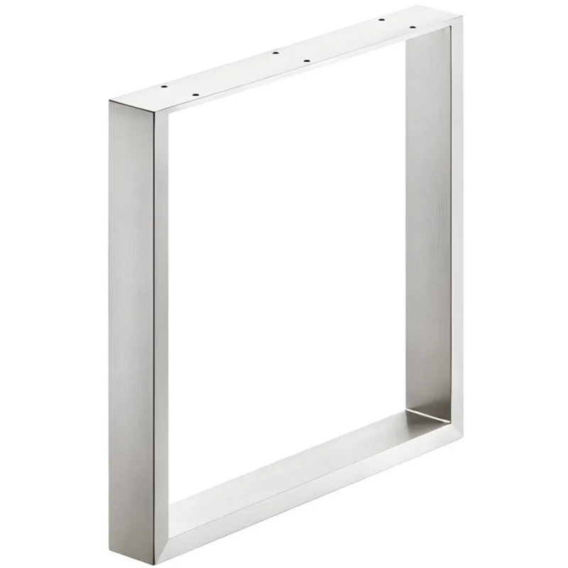 Häfele Bankkufe zum Anschrauben Bankgestell Kufe 200 kg Tragkraft, 80x20 mm - weißaluminium RAL9006 Begränsat erbjudande