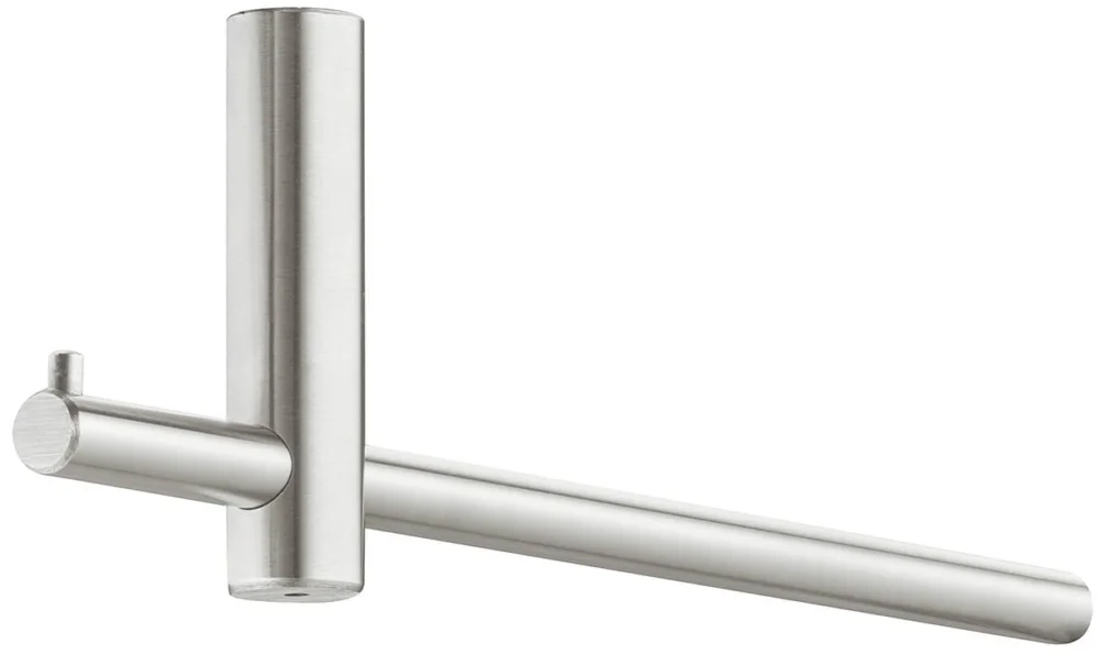 Nedsatt pris Häfele Garderobenbügel H3870 Edelstahl Garderobe zum Schrauben unter Fachboden, Länge 400 mm