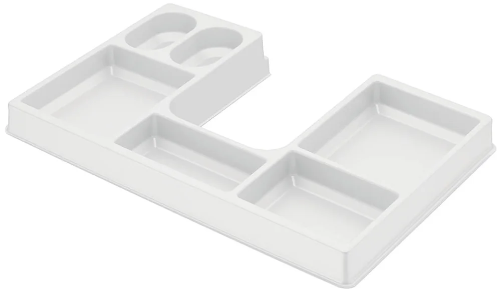 Begränsat erbjudande Häfele Kosmetikeinsatz H4121 für Schubladen mit Korpusbreite 420 mm, weiß