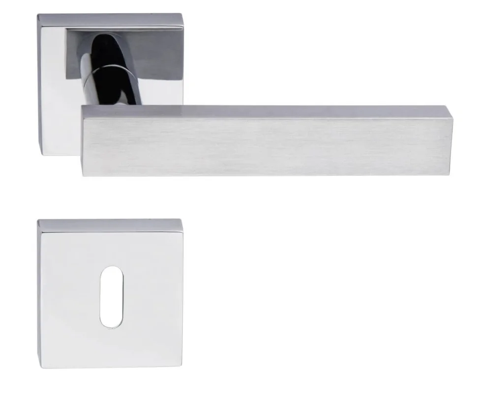 Fimet Türdrücker CUT 164-201 aus Metall, PZ - Profilzylinder - Chrom poliert - Nickel matt Snabb leverans