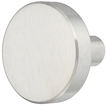 Häfele Möbelknopf H2033 Schrankknopf rund Edelstahl gebürstet, 32 x 25 mm Begränsat antal