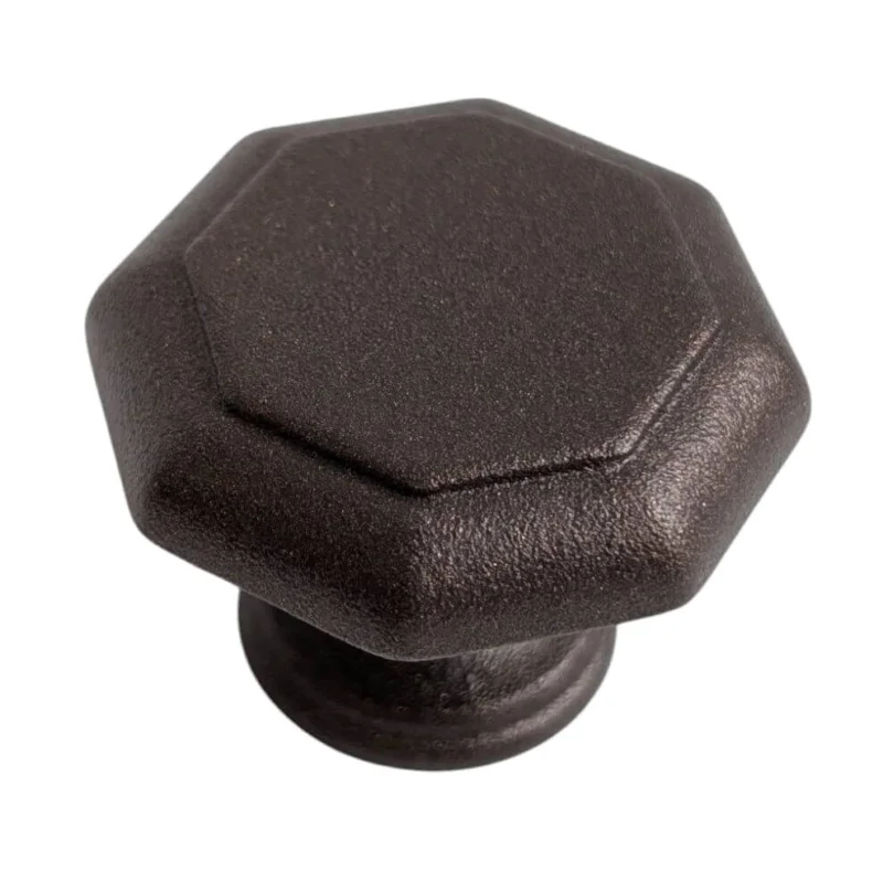 Gedotec Möbelknopf COUNTRY aus Metall, Ø 38 mm gerostet sandgestrahlt Premium