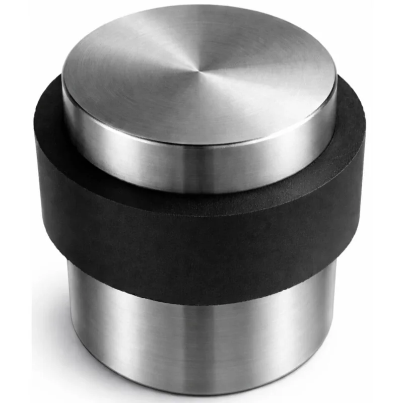 Premium Gedotec Bodentürpuffer TAURUS 38 mm Edelstahl matt gebürstet