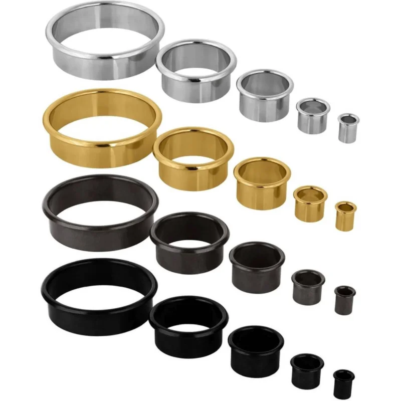 Trygg betalning Gedotec Kabeldurchlass VOID aus Messing zum Kleben, Messing schwaz RAL 9005 - Bohr-Ø 80 mm