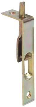 Häfele Möbel-Kantenriegel H6065 zum Einlassen in die Stirnkante, gelb chromatiert, 80mm Kundfavorit