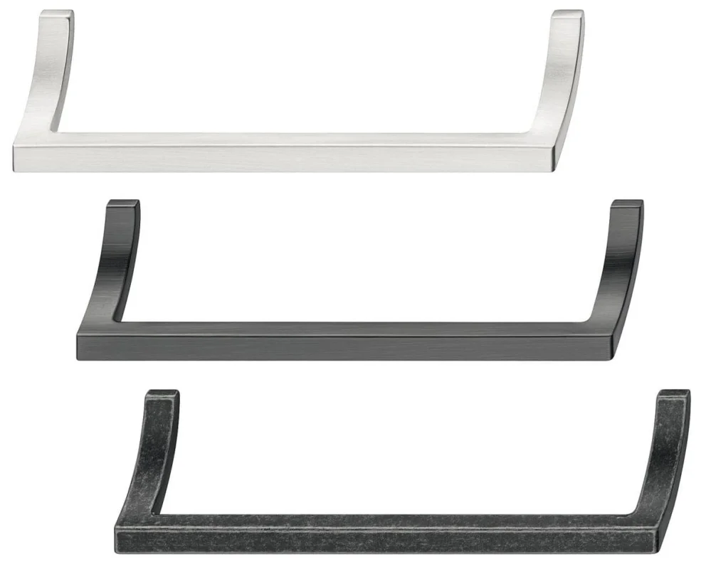 Häfele Möbelgriff H2190 aus Metall, Edelstahl-Optik - Bohrabstand 160 mm Endast denna vecka