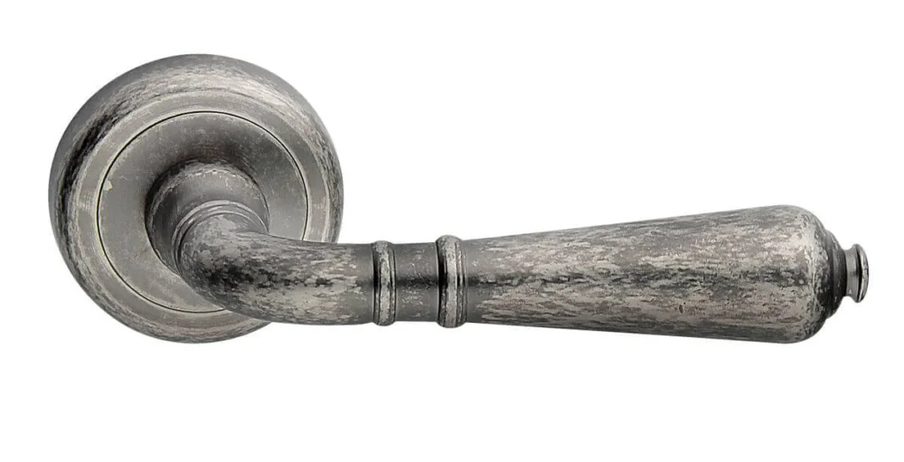 Fimet Drückergarnitur PARIS 154-231 aus Messing, PZ-Profilzylinder - Eisen antik Nedsatt pris