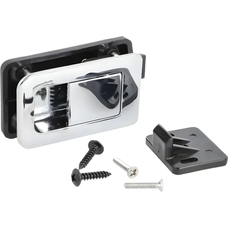 Populärt val Siso Fallenschloss WAGON mit PULL-Latch, Plattenstärke 12 - 14 mm Chrom poliert