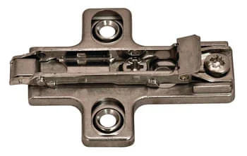 Häfele Kreuzmontageplatte Duomatic SM zum Schrauben mit Spanplattenschrauben, Distanz 6 mm Fynd
