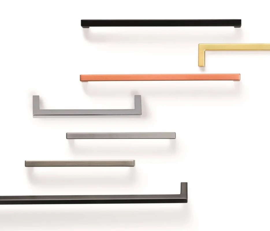 Viefe Möbelgriff U aus Metall eckig 8,5 x 8,5 mm, 492 mm - Chrom poliert Extra rabatt