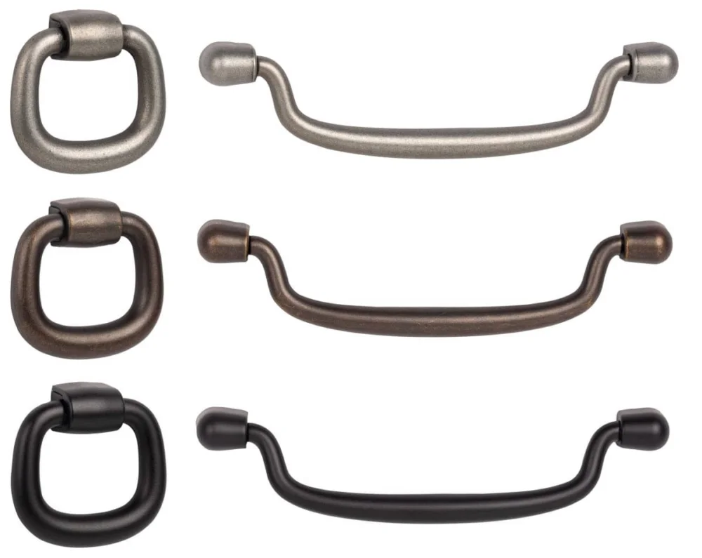 Fynd Viefe Möbelknopf & -griff PENDANT aus Metall, Möbelknopf - Schwarz matt