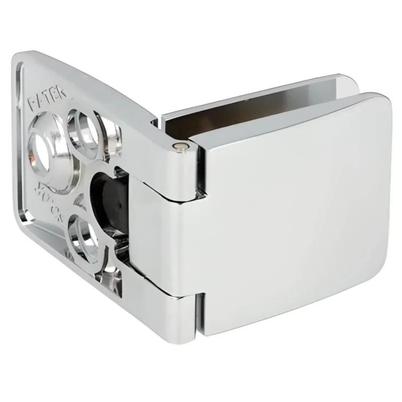 Siso Glastürscharnier SQUARE aus Metall Mitte, Glasstärke 4 - 6 mm, Chrom poliert Lägg i varukorgen