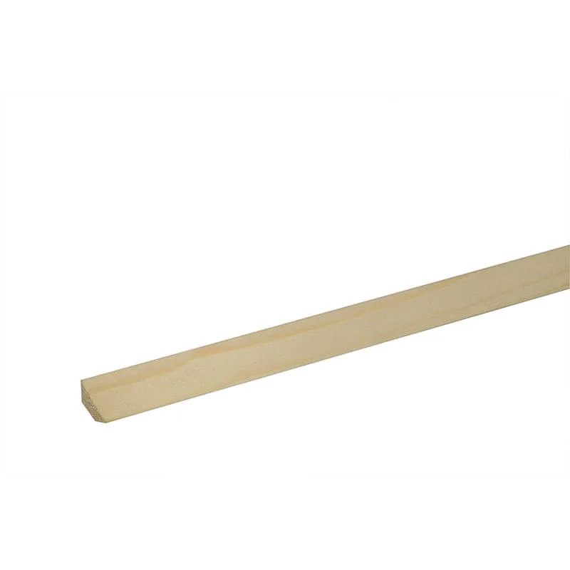 Begränsat erbjudande Gedotec Dreikantleiste BASIC aus Fichten- / Kiefernholz astfrei, 1000 mm unbehandelt, 14 x 14 x 1000 mm