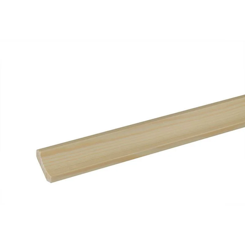 Extra rabatt Gedotec Hohlkehlleiste BASIC aus Fichten- / Kiefernholz astfrei, 1000 mm unbehandelt, 14 x 14 x 1000 mm