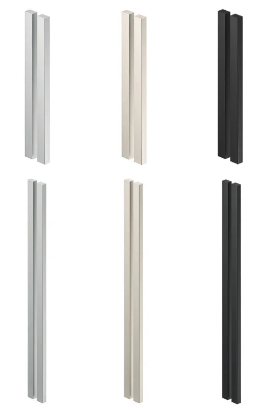 Häfele Glastürgriff beidseitig schmal für Glastüren Aluminium, Edelstahl-Optik - 400 mm Begränsat erbjudande