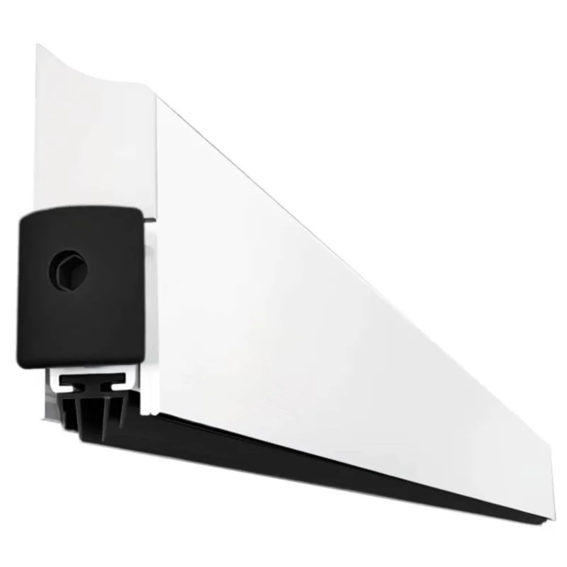 CCE Absenkdichtung APPLIQUE aus Aluminium zum Schrauben an die Tür, Weiß eloxiert - 930 mm Säker betalning