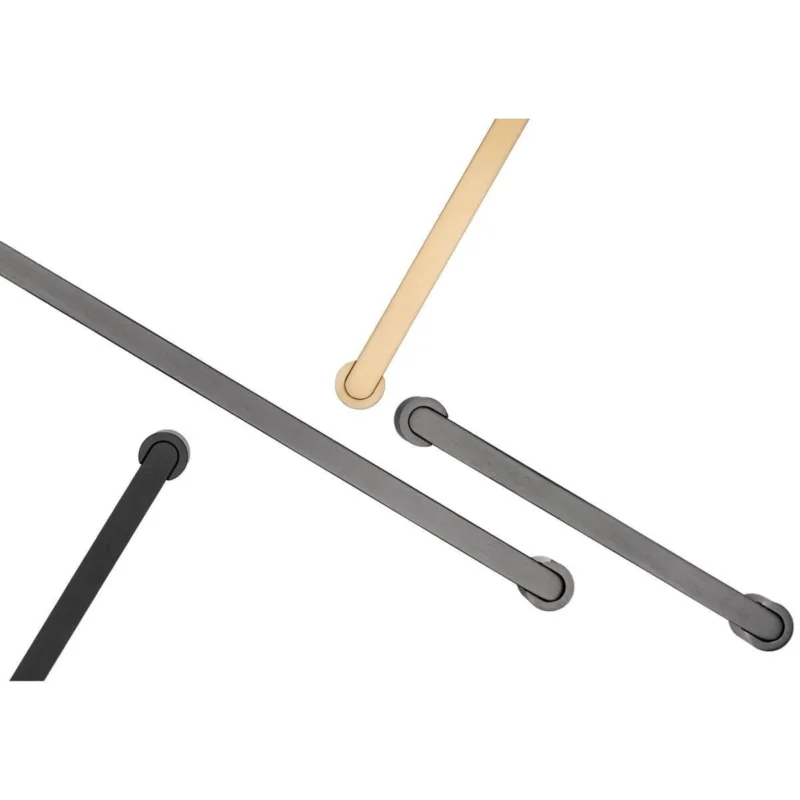 Viefe Möbelgriff FUSION aus Metall, Titan schwarz poliert - 320 mm Nyhet