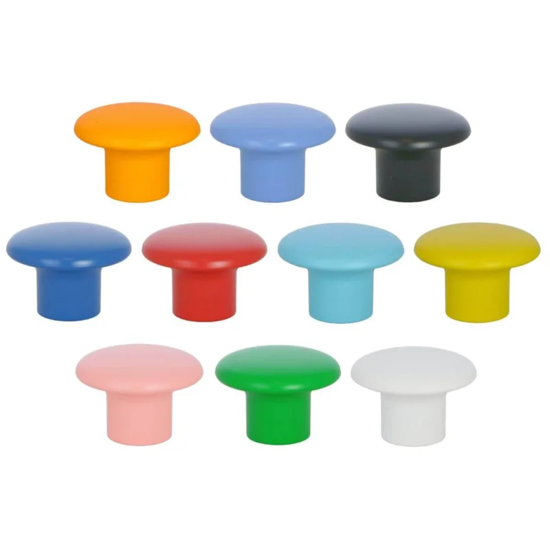 Erbjudandepris Gedotec Möbelknopf COLOUR aus Kunststoff Ø 32 x 22 mm, Orange