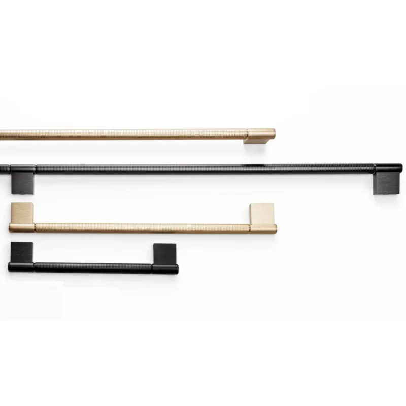 Viefe Möbelgriff POINT aus Aluminium, Schwarz gebürstet - 192 mm Reapris