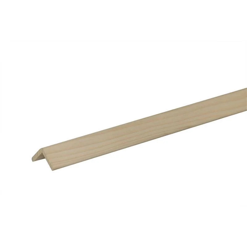 Populär Gedotec Winkelleiste BASIC aus Fichten- / Kiefernholz astfrei, 1000 mm unbehandelt, 15 x 15 x 1000 mm