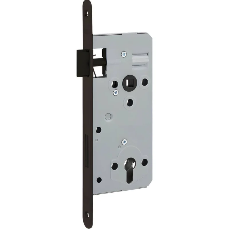 Dorma Einstemmschloss ERGO Ö-NORM 88 mm DM 50 Profilzylinder Schwarz matt Nyhet