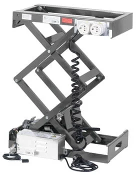 Häfele Hebesystem Doppelscherenmechanik Tragkraft 80–120 kg elektrisch, eisengrau - Maß A 510 mm Trygg betalning