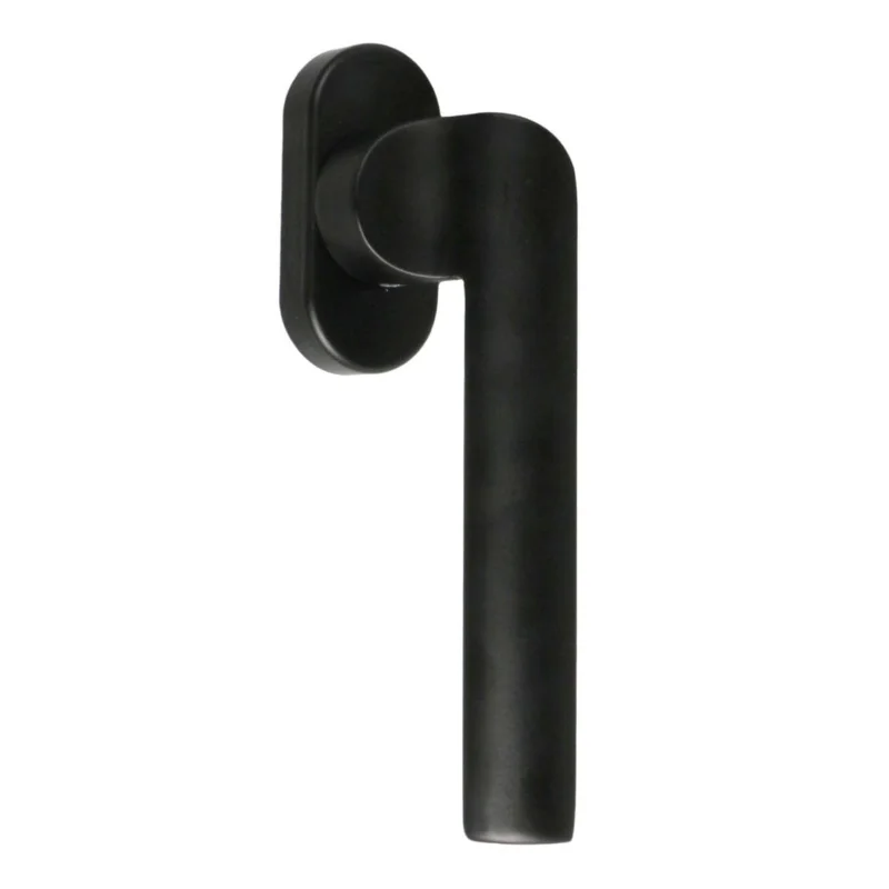 Fimet Fenstergriff PUNTO 1205 DK aus Metall, rechts - Schwarz matt Rea