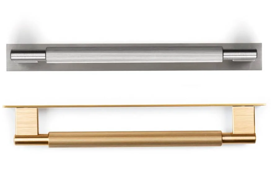 Beställ idag Viefe Möbelgriff ARPA PLATE aus Aluminium, 320 mm - Edelstahl-Optik
