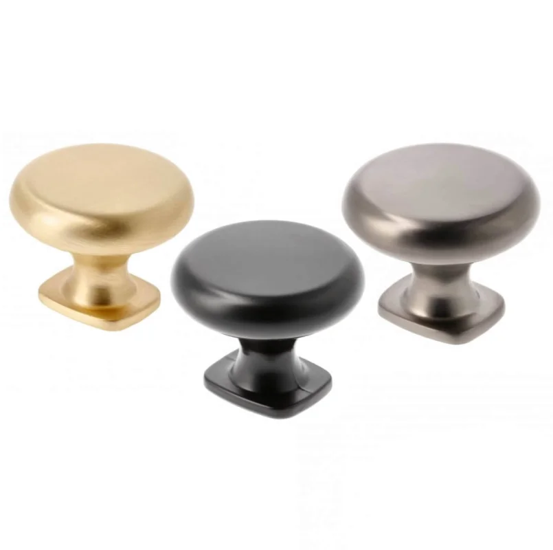 Gedotec Möbelknopf LORENA aus Metall, Ø 33 mm, Gold gebürstet Extra rabatt
