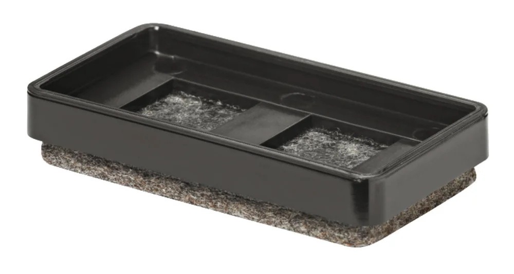 Häfele Möbelgleiter rechteckig zum Aufdrücken mit abriebfestem Filz, 50 x 27 mm Outlet