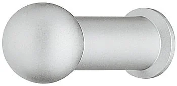 Häfele Garderobenhaken H3813 Messing Kleiderhaken Länge 43 mm, Vernickelt matt Nedsatt pris