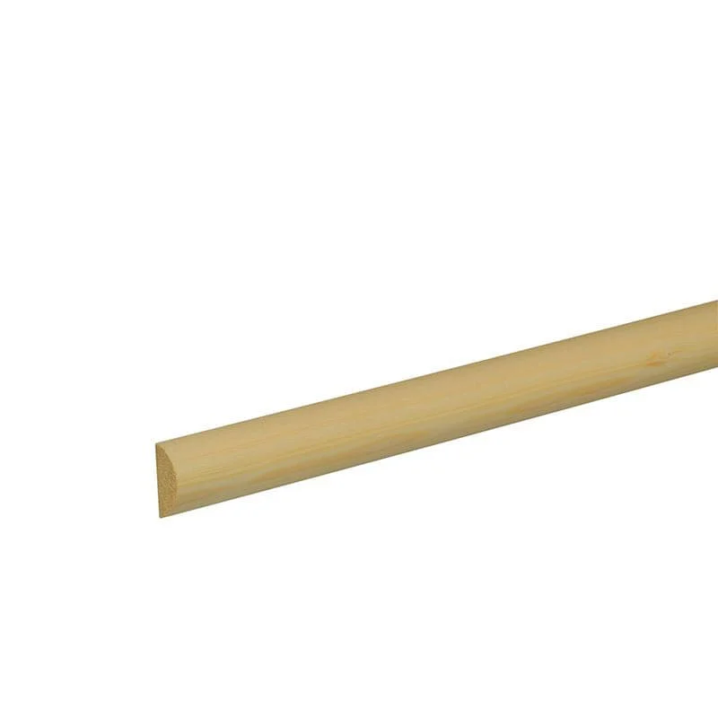 Snabb frakt Gedotec Halbrundstab BASIC aus Fichten- / Kiefernholz astfrei, 1000 mm unbehandelt, Ø 28 x 1000 mm