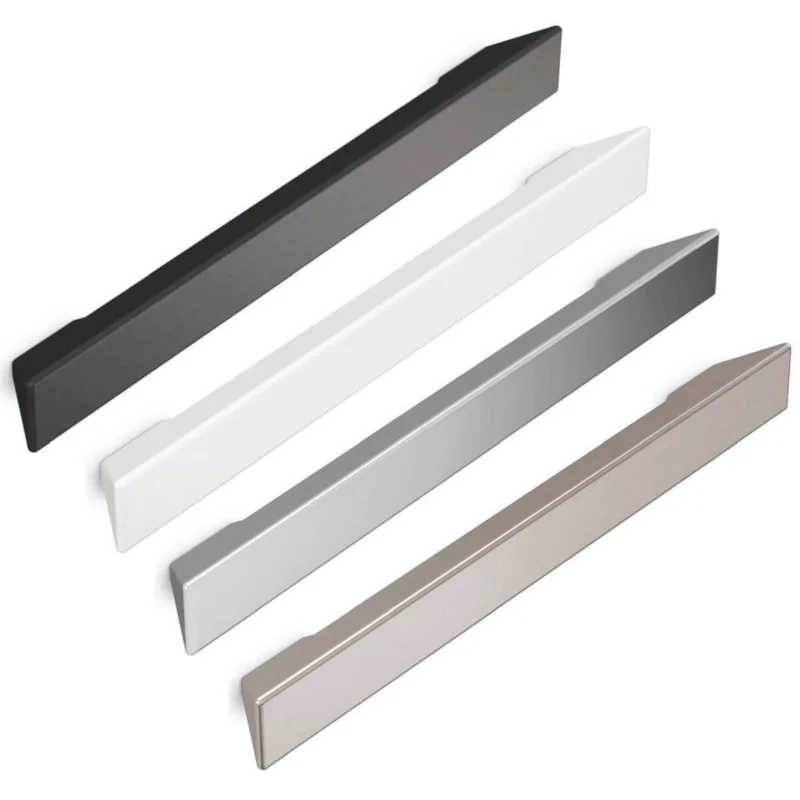 Snabb leverans Mital Möbelgriff DORA aus Metall, Anthrazit matt - 128 / 96 / 64 mm