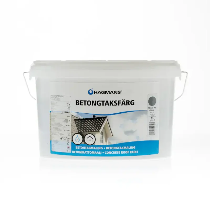 Snabb frakt Betongtaksfärg HagmansTegelröd