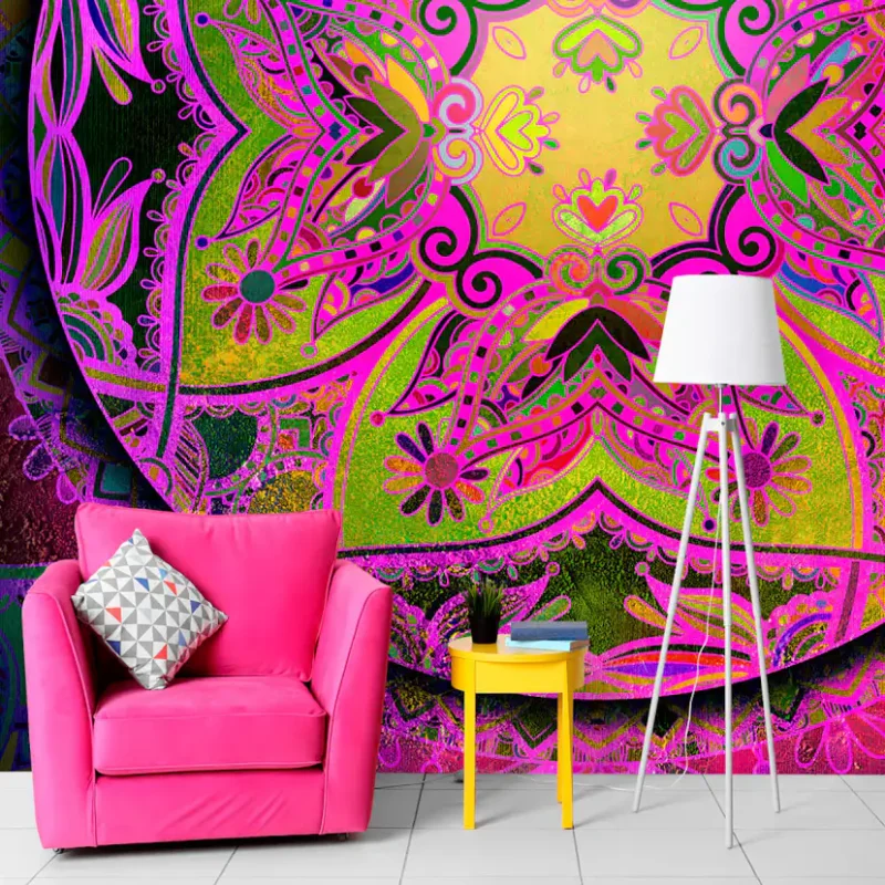 Snabb frakt Fototapet Arkiio Mandala: PinStorlek: 350x245 cm