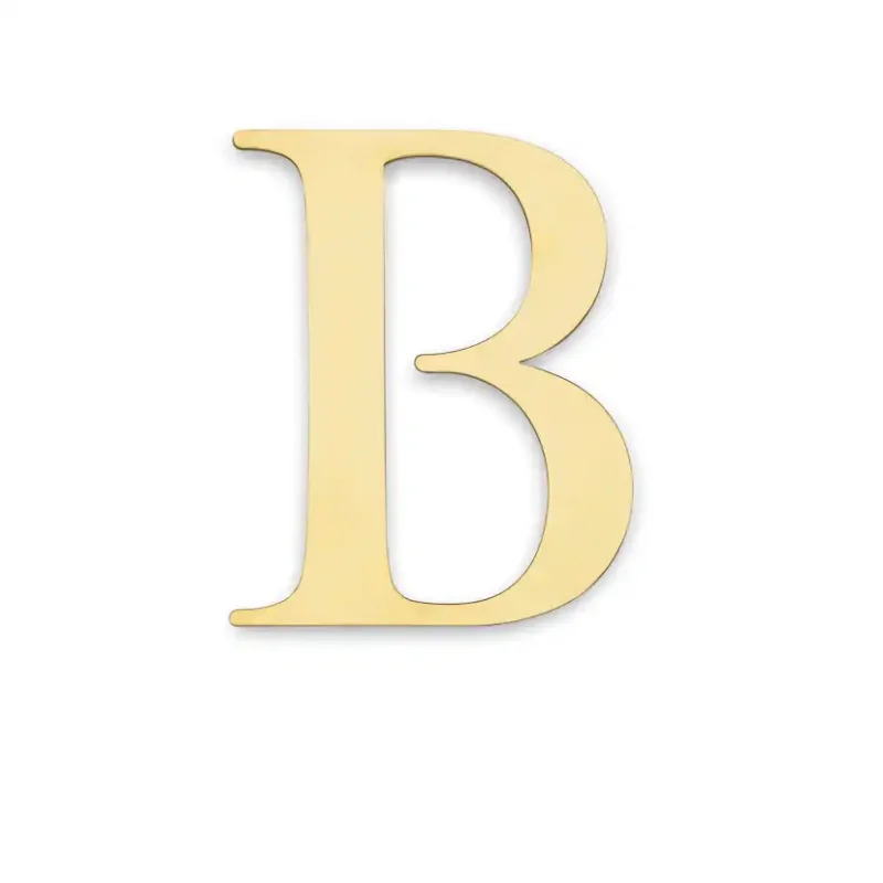 Husnummer Habo Century Bokstav A-DMässingsfinish, Bokstav B Lågt pris