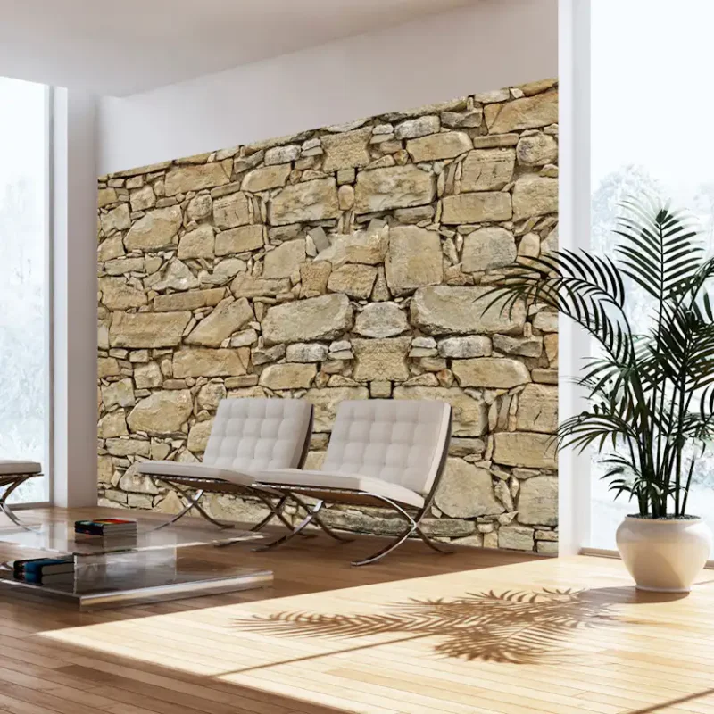 Fototapet Arkiio Stone Wall Stora StenarStorlek: 100x70 cm Beställ nu