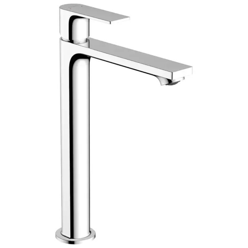 I lager Tvättställsblandare Hansgrohe Rebris E 1-grepps 240 utan BottenventilKrom