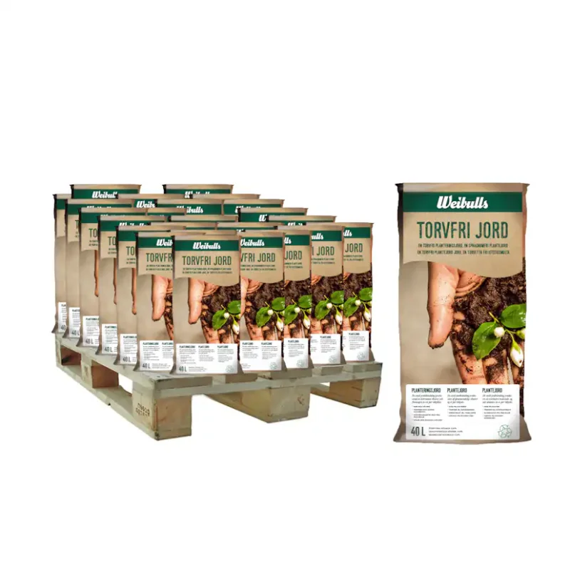 risnedsättning Torvfri Planteringsjord Weibulls För Plantering av Buskar, Rabattväxter & Träd, Pall - 48x40L