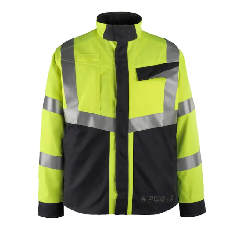 Begränsad tid Jacka Mascot Multisafe 13809-216Storlek: 3XL, Färg: Hi-vis Gul/mörk Marin