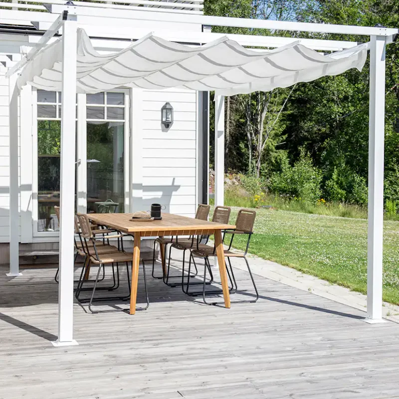 Billig Pergola Venture Home Lazio 3,5x3,5 m för Altan