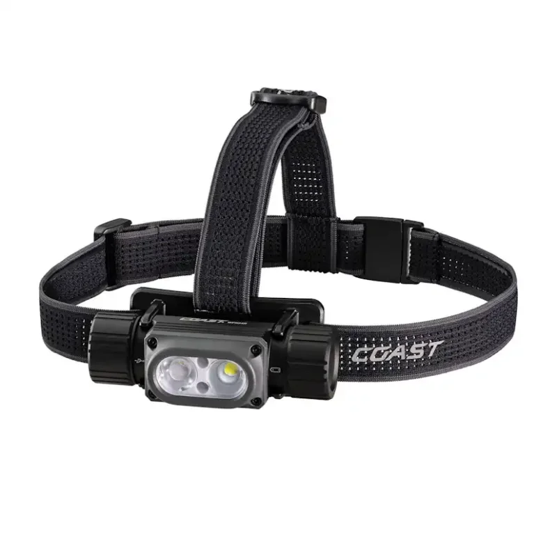 Snabb frakt Pannlampa Coast WPH34R Vattentät Uppladdningsbar 2000 Lumen