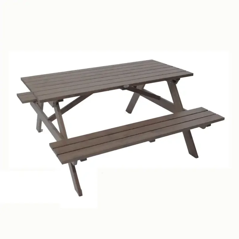 Bänkbord Utomhus Eden Wood Picknick 150Grå Fynd