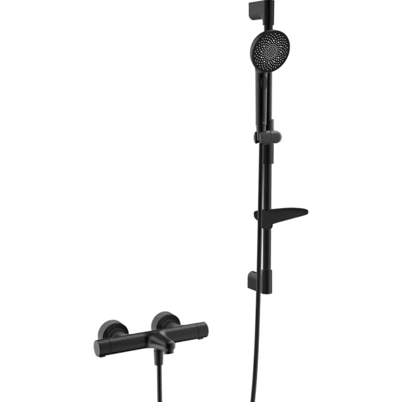 Duschset Oras Aurelia med Bad- och duschblandareMattsvart Premium
