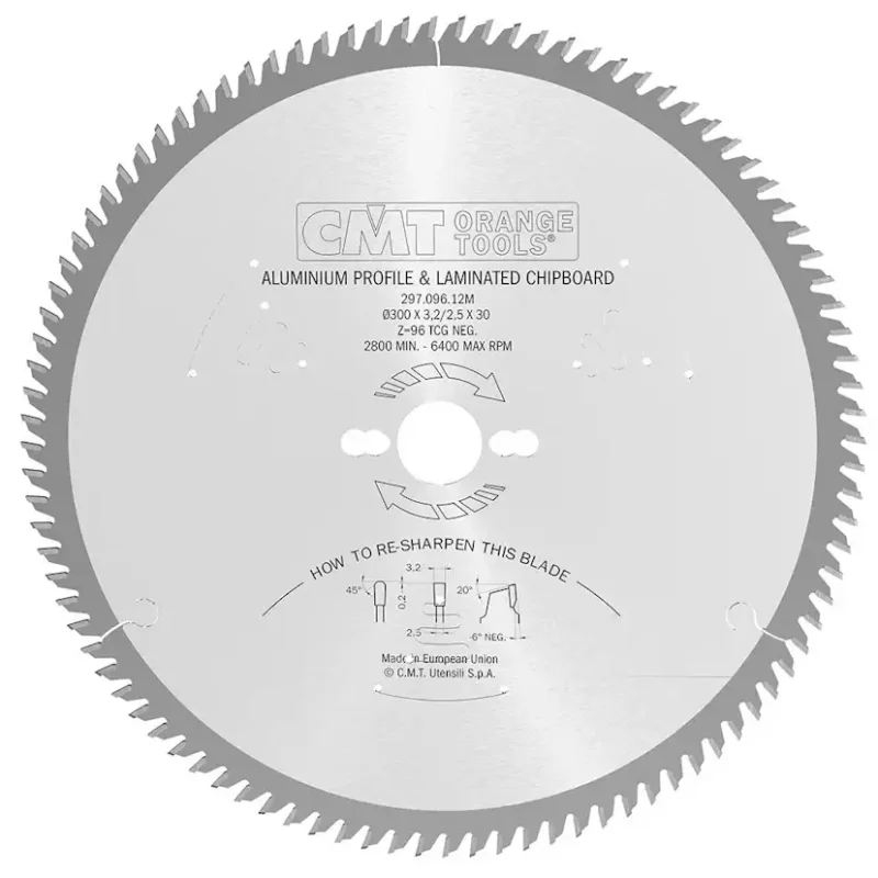 Begränsad tid Sågklinga CMT Orange Tools NE NEG Alu/laminat400x3,8x30 mm